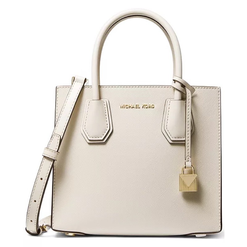 MICHAEL KORS MK Mercer Medium Saffiano Leather Accordion Crossbody Bag