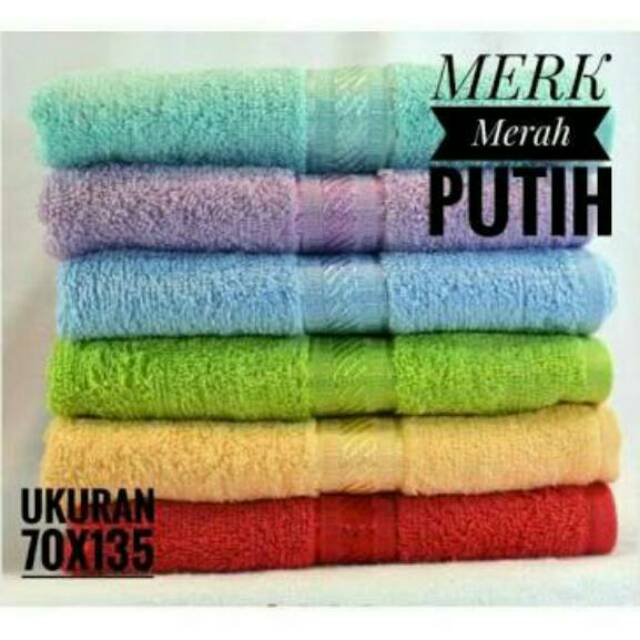 Handuk Merah Putih 70x140