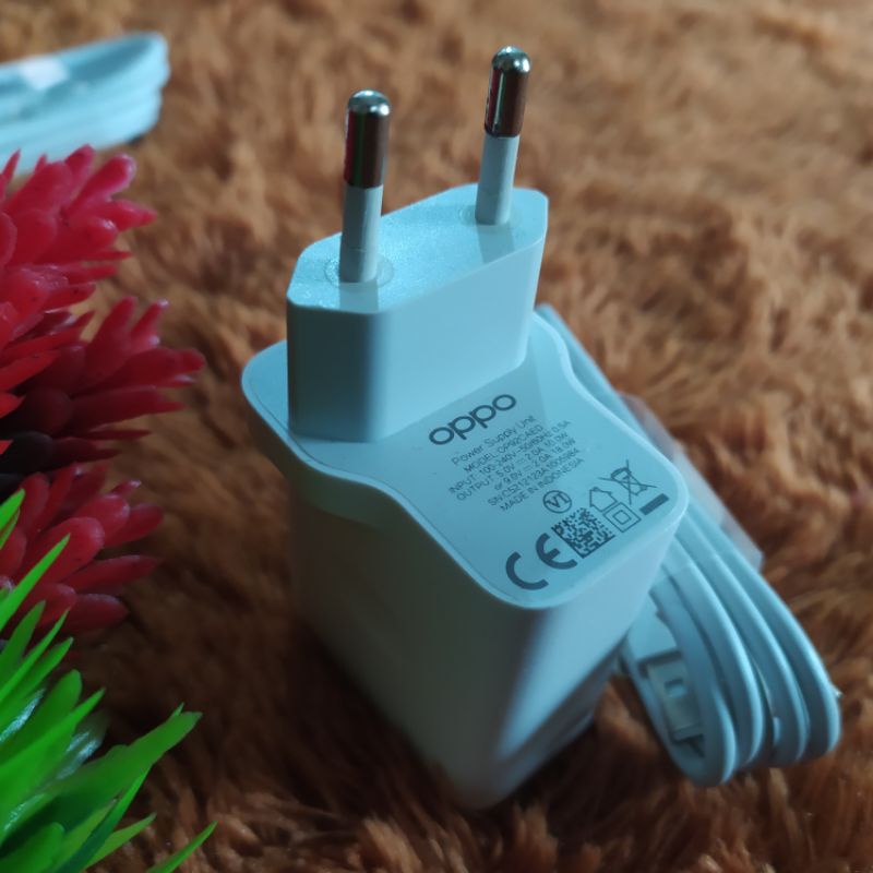 Cas charger Oppo A53 A54 A92 Reno 4f Original asli bekas bawaan Box HP cabutan