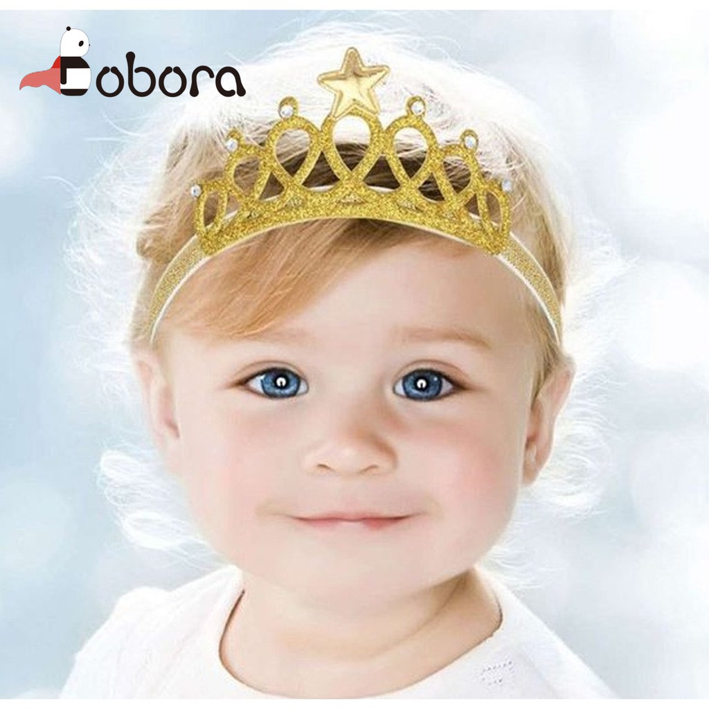 Bobora Bandana Bayi Mahkota Princess Bayi Perempuan Lucu Shopee