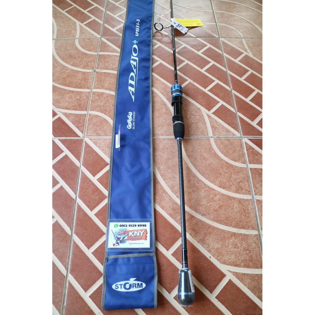 rod joran storm gomoku adajo spinning plus pe3 elite jigging rod 88 joran