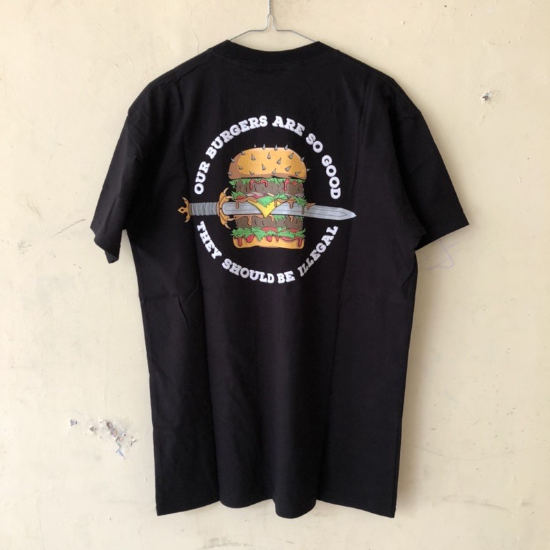 Lawless Burgerbar Illegal Tshirt black