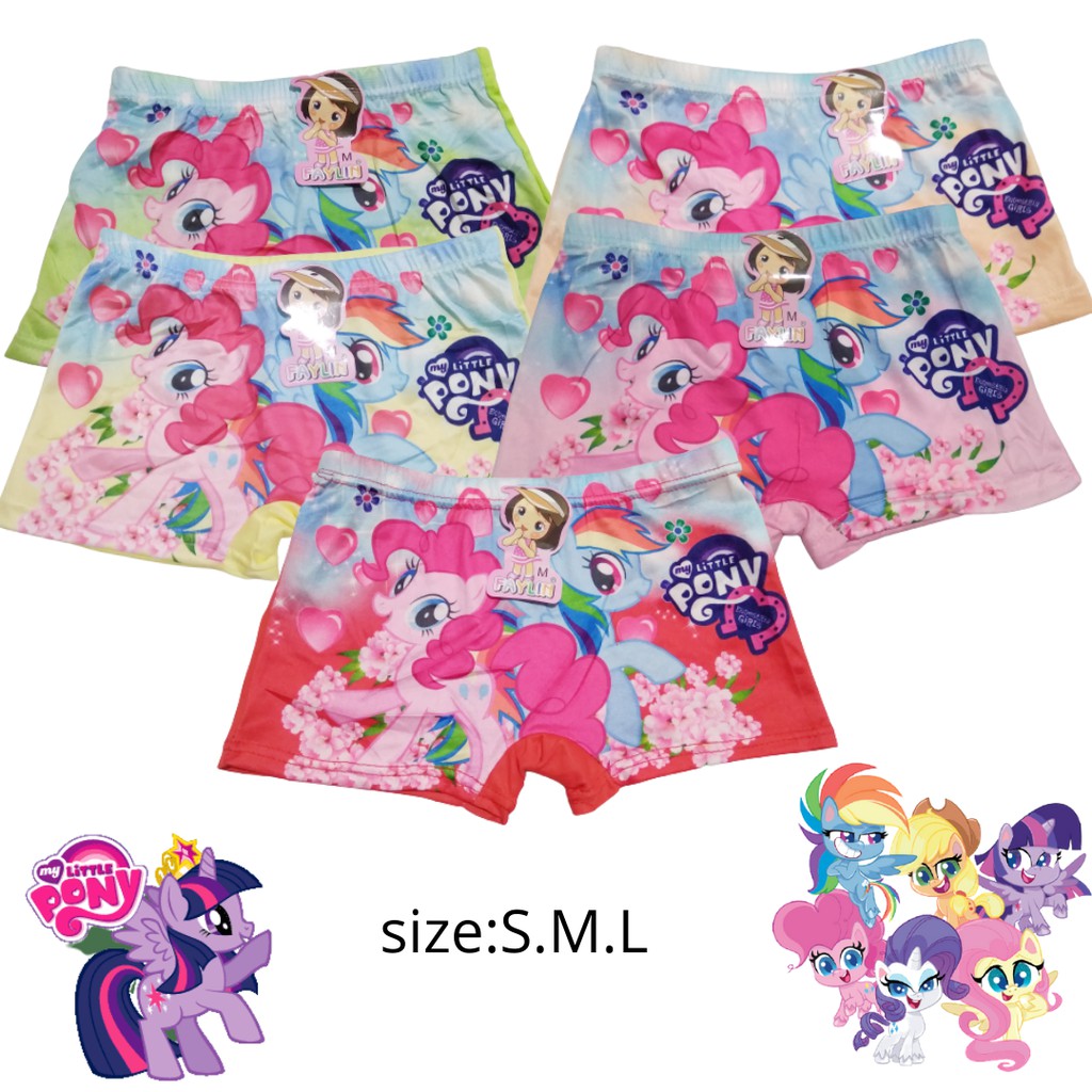 FAYLIN  |celana dalam Boxer Anak Perempuan / LITTLE PONNY / dalaman anak murah/size S-XL