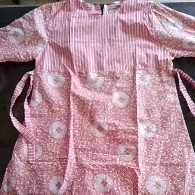 Tunik Rit Xeon Batik Modern Muslimah Kasual Kerja Cantik