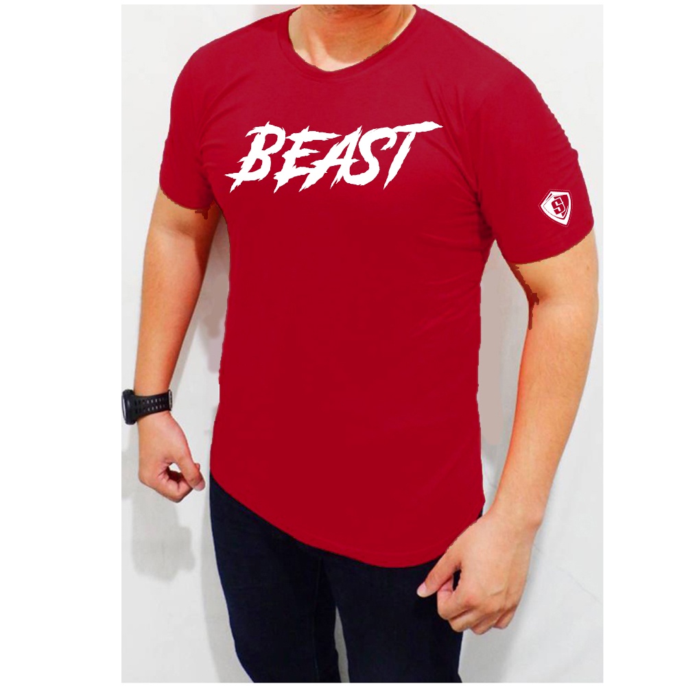 Baju Gym Beast Kaos Olahraga Pria