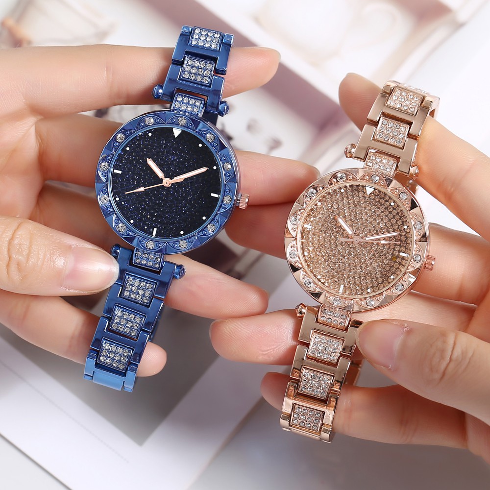 ✅COD Jam Tangan Wanita Analog Quartz Casual Fashion Strap Rantai Stainless Steel Import Couple G12