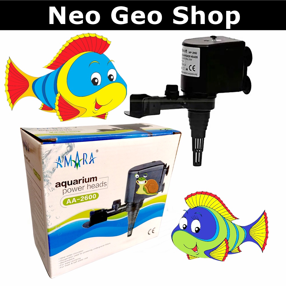 Amara AA 2600 AA2600 mesin pompa aquarium aquascape kolam hidroponik