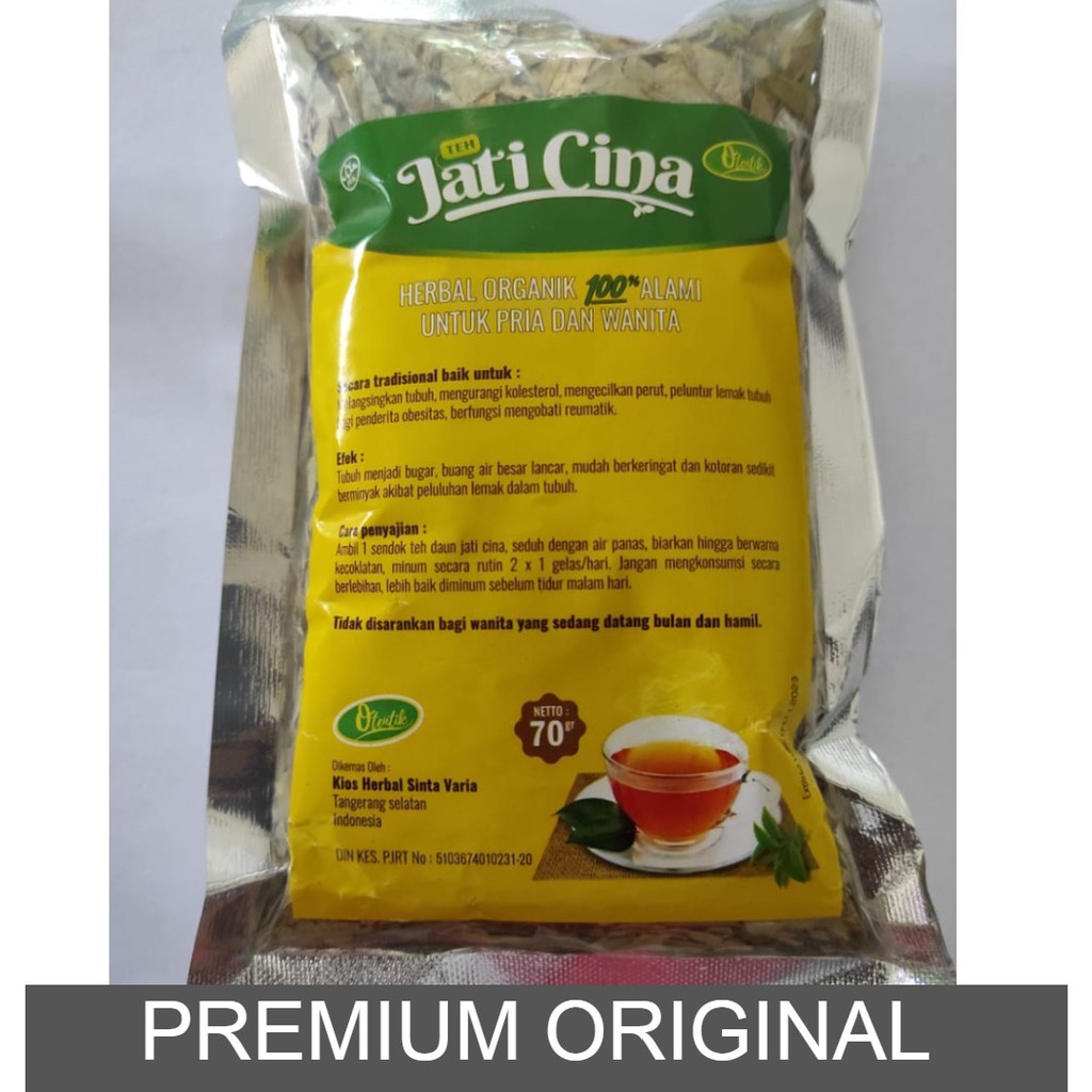 PREMIUM ORIGINAL TEH DIET HERBAL JATI CINA 70 gr