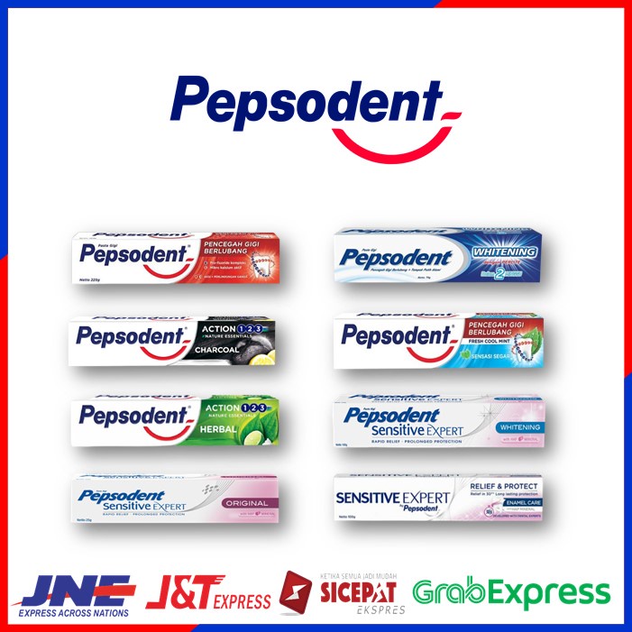 PEPSODENT PASTA GIGI ODOL SENSITIVE EXPERT WHITENING HERBAL 190gr