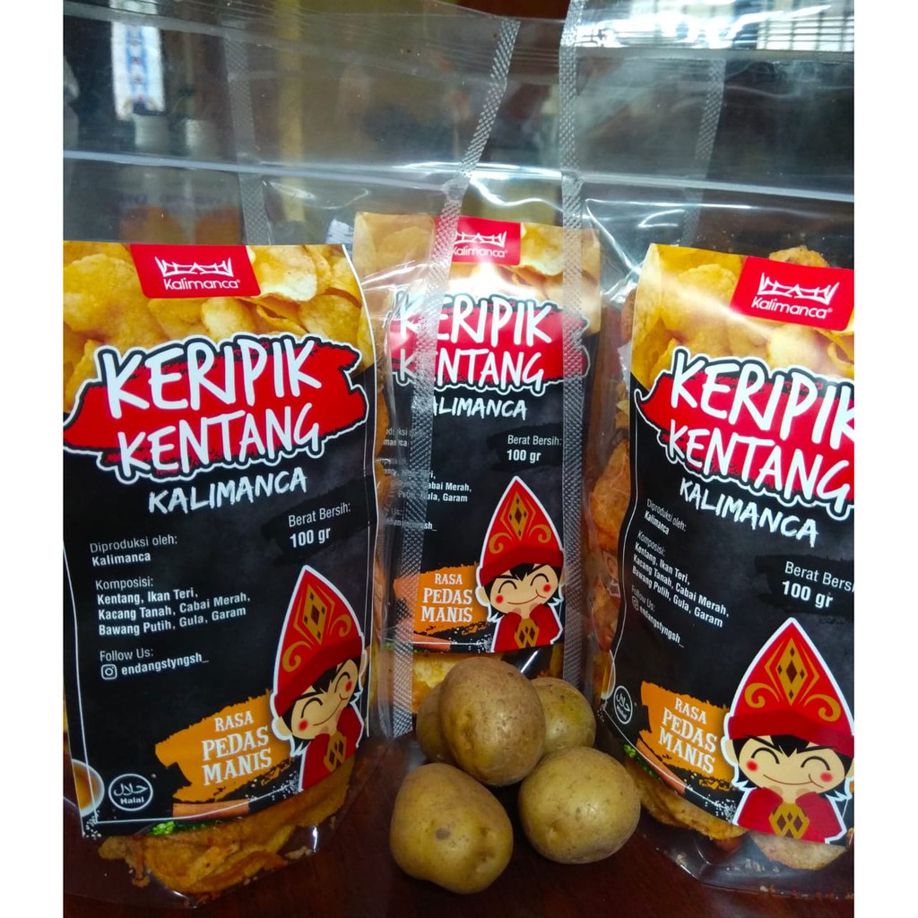 

Keripik Kentang Kalimanca 100% Halal