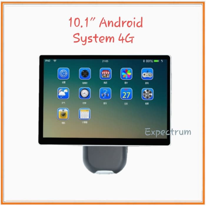TV Headrest Mobil 10.1 Android system 4G. 2 Simcard. Wireless Display