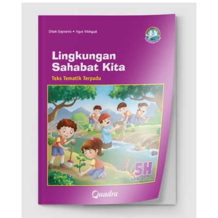 ORI harga satuan buku teks tematik k13 penerbit Quadra kelas 5