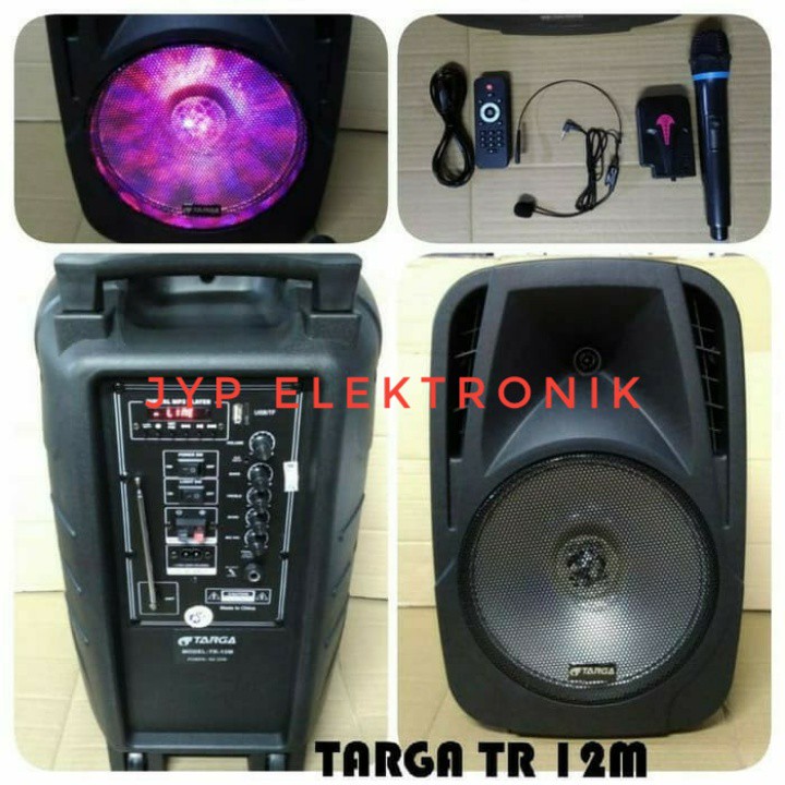 SPEAKER PORTABLE AMPLIFIER WIRELESS TARGA TR 12M / TR12M / TR 12 M