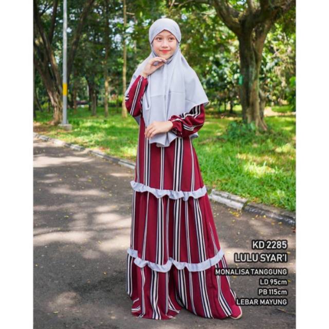 LULU syari kids Syari gamis hijab termurah terlaris