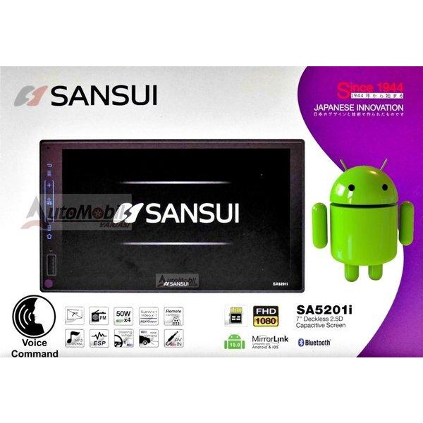 Paling Terpopuler Head Unit Android 7 Inch Sansui 5201I Voice Comand Universal New