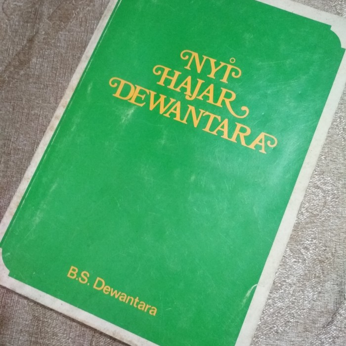 buku lawas, Nyi Hajar Dewantara