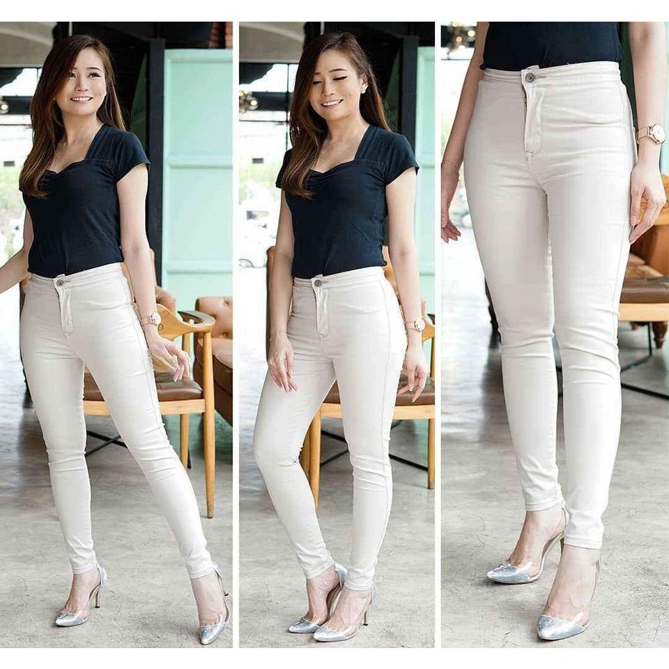 CELANA CHINO WANITA / CELANA KERJA WANITA /CELANA KAIN /CELANA BAHAN WANITA / CELANA KANTOR FORMAL HITAM GREY NAVY CREM PREMIUM