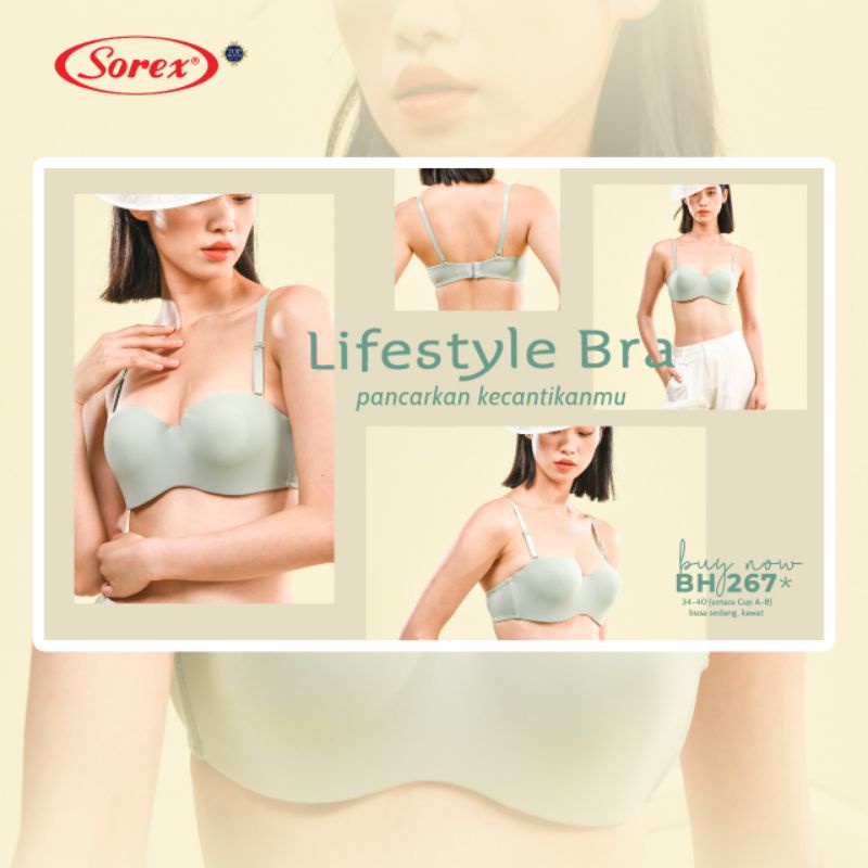 Grosir Bra sorex 267 seamless bra kawat busa