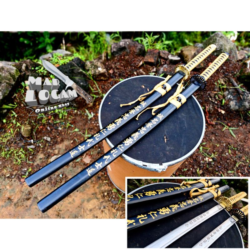 TERMURAH!!! Thelast kanji gold katana ryujin pedang jepang murah