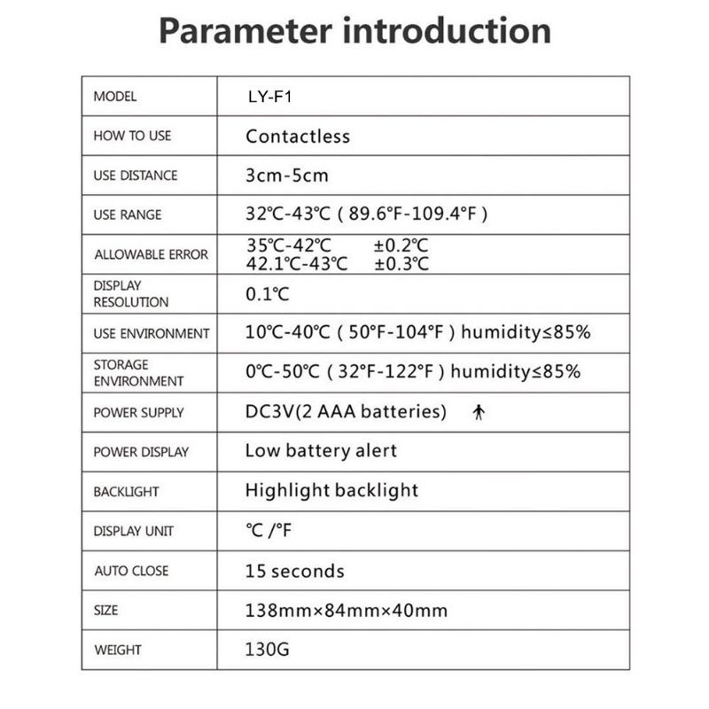 KZED Thermo gun Thermo meter Infrared Termometer Termogun SK - 30 Alat Pengukur Suhu