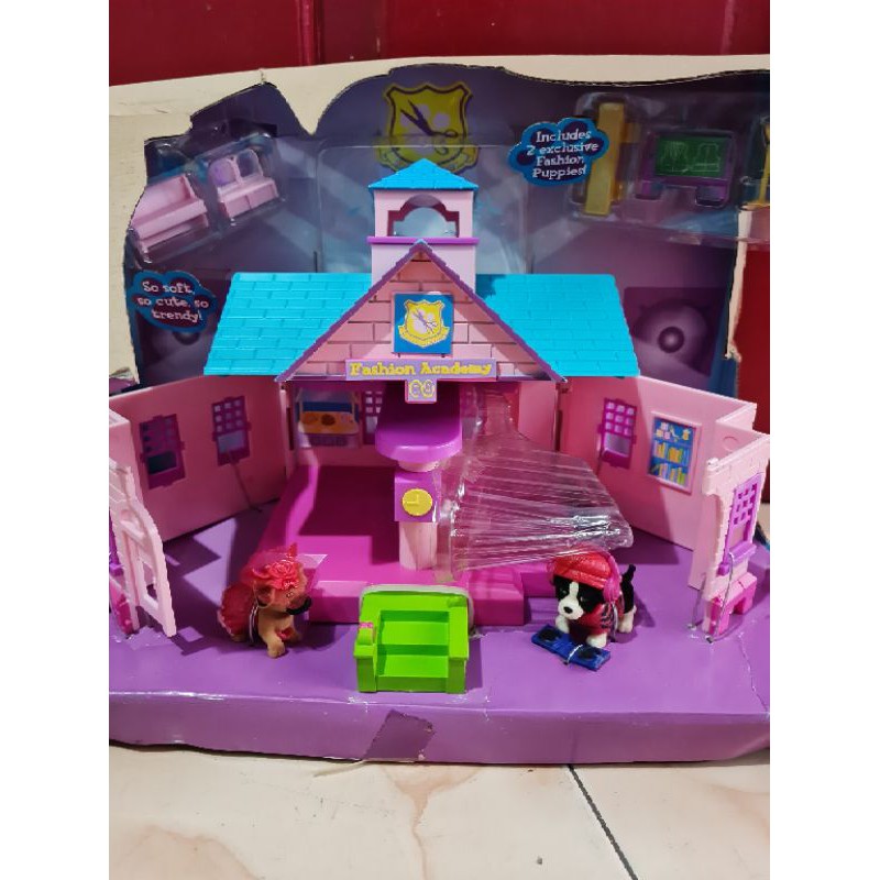 puppy in my pocket pocketville fashion academy