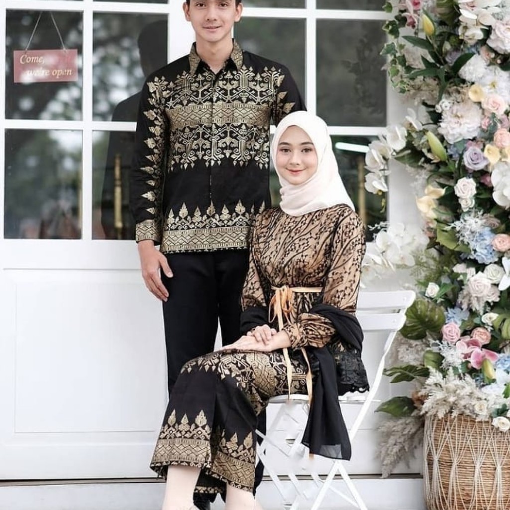 BEST SELLER Baju Couple Batik Kebaya Batik Kemeja Batik Modern Taerbaru