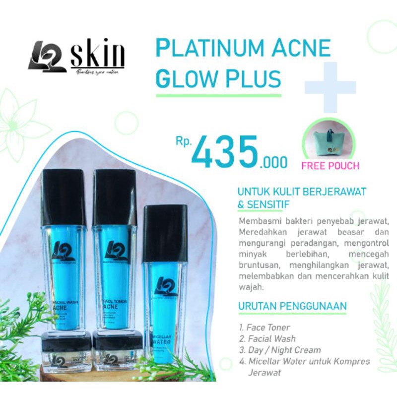 L2 Skin Platinum Acne Glow Plus