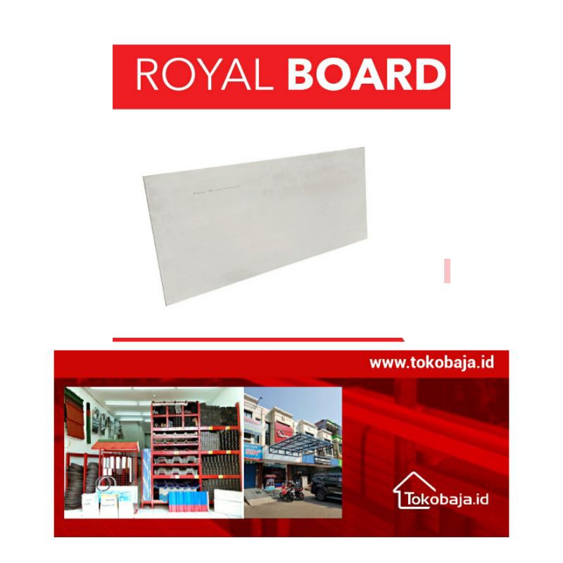 

royal board 3.5 x 1.22 x 2.44 papan GRC
