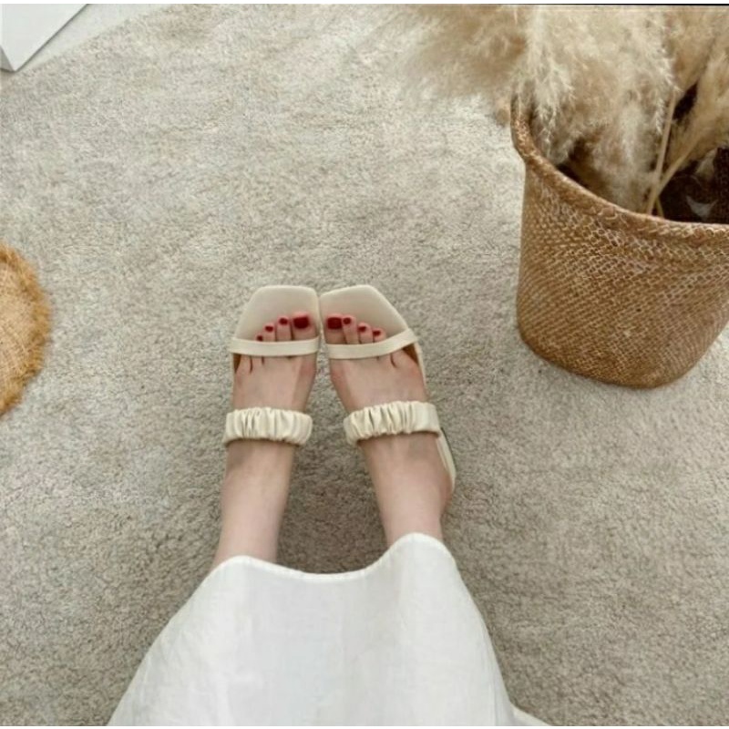 sandal wanita terbaru 2021 trendy hells style hak tahu sendal pesta sepatu hak tinggi sendal kekinia