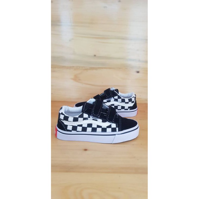 SEPATU KIDS ANAK VANS OLD SKOOL CHECKERBOARD SIZE 16-35