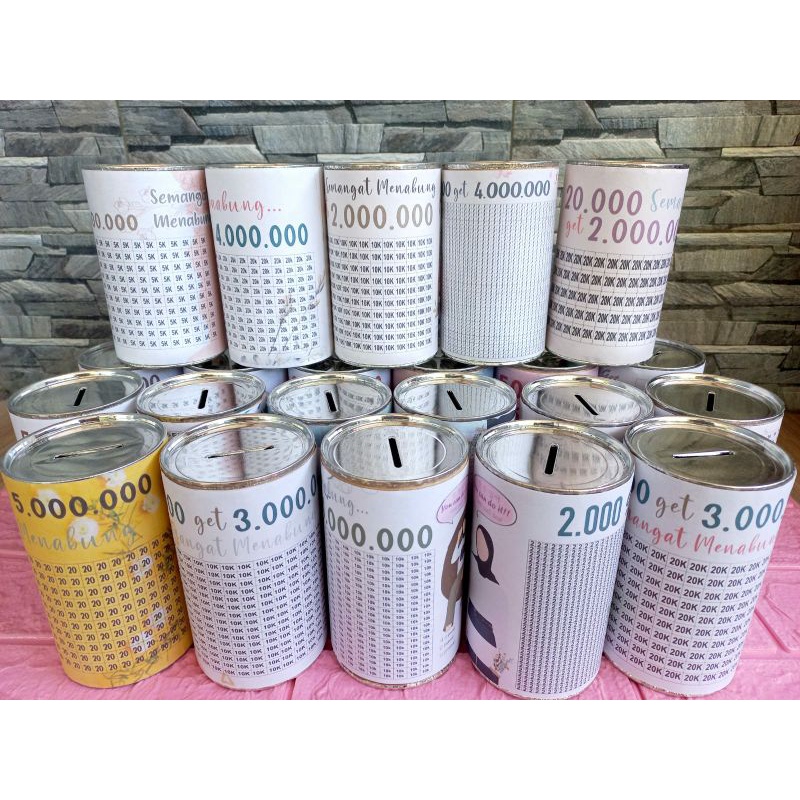 celengan target murah celengan viral celengan target buka tutup