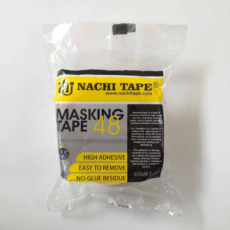 

Nachi Masking Tape / Isolasi / Selotip Kertas 48 mm x 20 yard