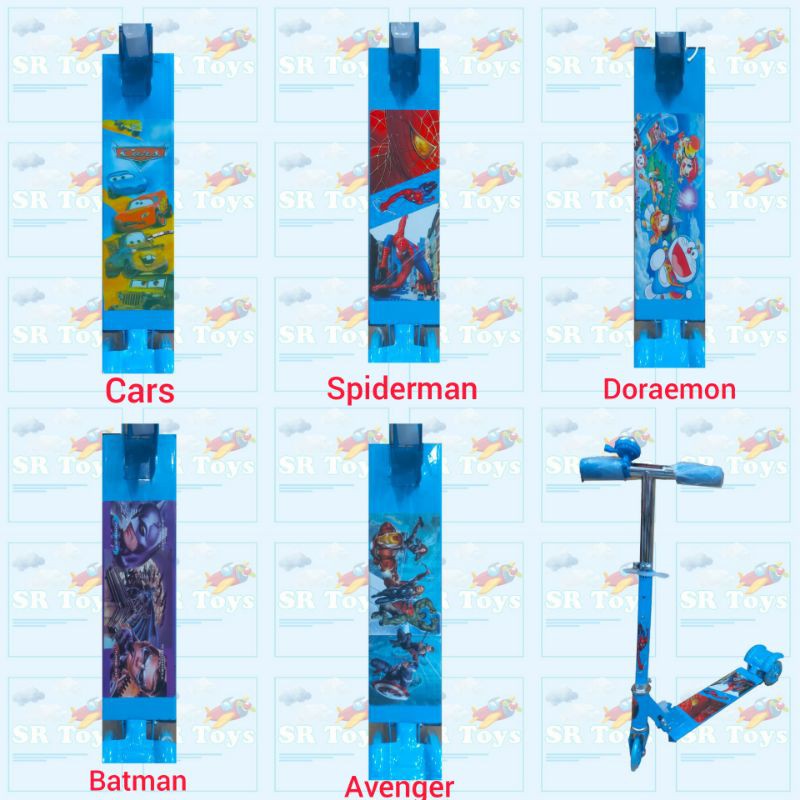 Skuter Anak Otopet Besi Roda 3 dengan Rem dan Bel [Free Ongkir]