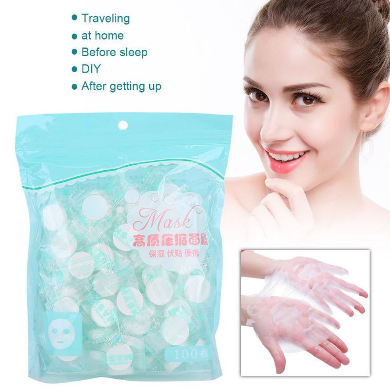 DIY COMPRESSED PAPER SHEET MASK/ TABLET MASK/ MASKER PERMEN