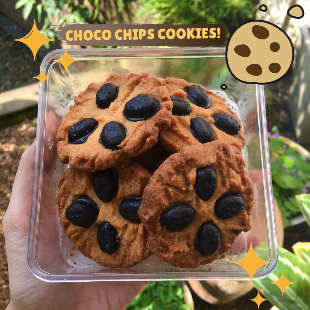 

Choco Chips Cookies Diet Keto Celan Sna Biskuit Coklat Ketofastosis Low Carb Debm