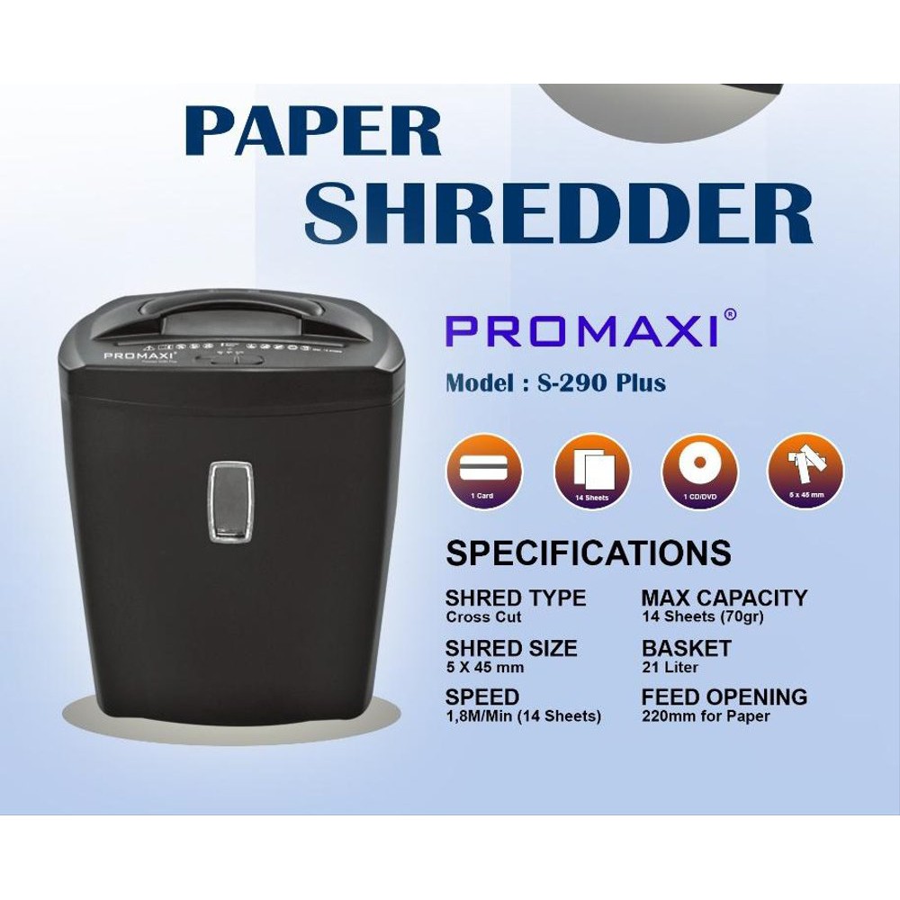 

PAPER SHREDDER stok terbatas
