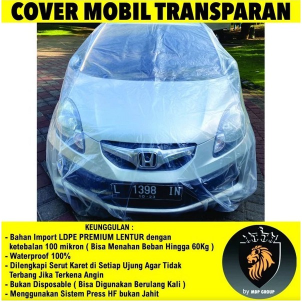 Cover Mobil TRANSPARAN OUTDOOR WATERPROOF FORTUNER VRZ PAJERO ALPHARD LM