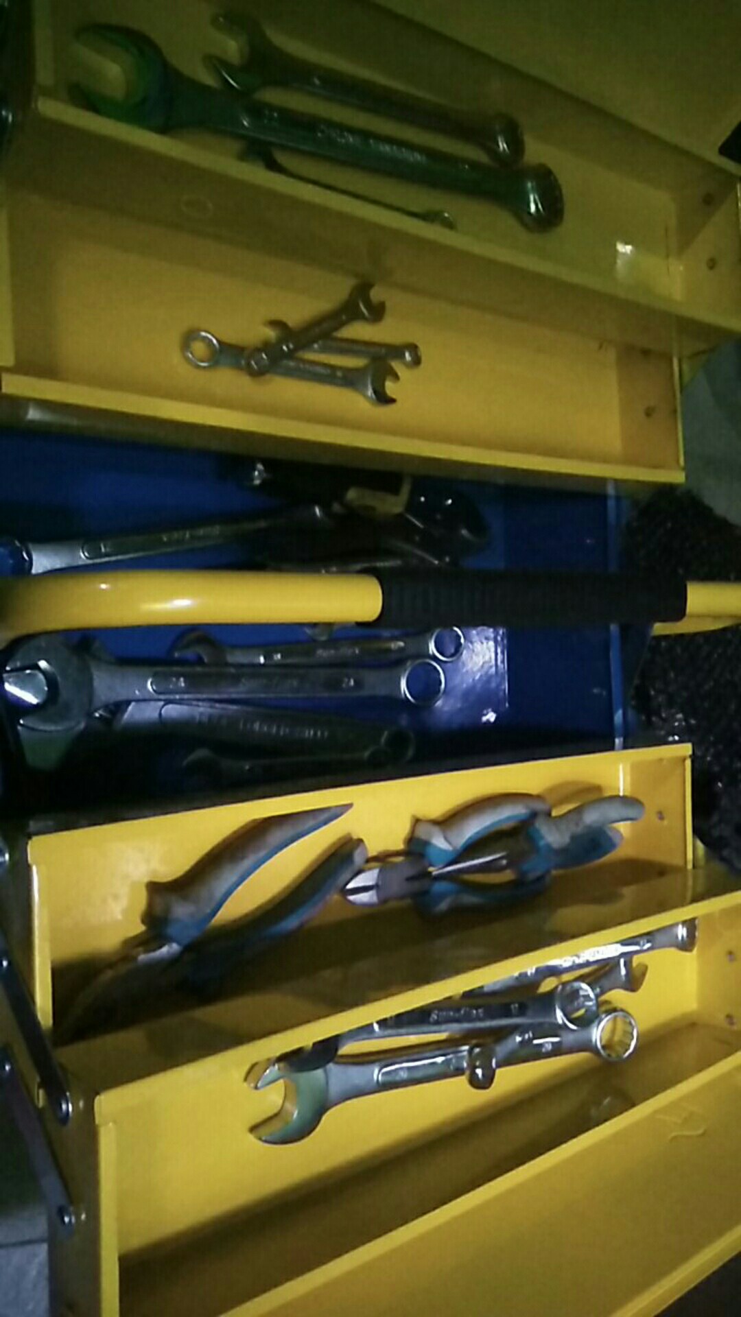 Tool Box Besi 3 Susun Rush / Toolbox Besi Kaleng / Kotak Kunci / Kotak Perkakas
