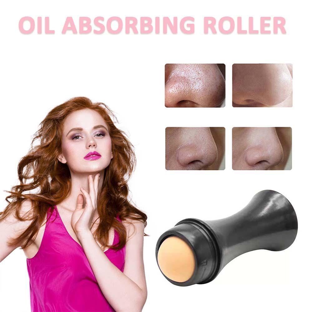 QUINTON Reusable Oil Control Stone Changing Pores Oil Absorption Rolling Ball Volcanic Roller Face Beauty T-zone Oil Cleaning Facial Cleaning Oil Control Blemish Remover Face Skin Care Tool Rolling Ball Massager/Multicolor