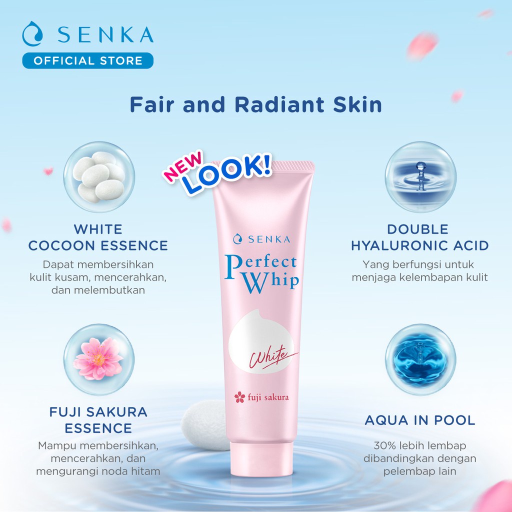 SENKA Perfect Whip U Fresh White Acne Collagen Clay 50gr