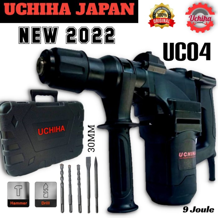 Hammer drill bor uchiha UC 06 mesin bobok beton jack hemer drill ori