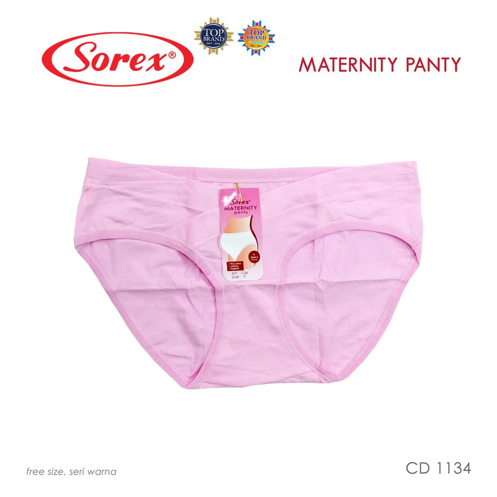 Sorex CD Fashion Wanita Hamil Mini Polos Maternity Panty 1134 - Pakaian Dalam Wanita - 3 pcs