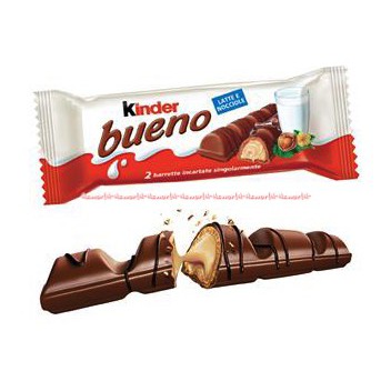 Kinder Bueno Coklat Wafer 43gr Wafer Cokelat Krim Susu