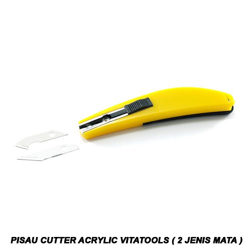 

Pisau Cutter Acrylic Vitatools ( 2 Jenis Mata )