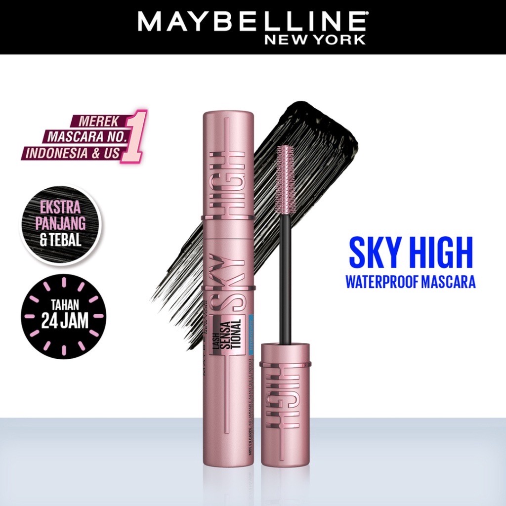 Maybelline Sky High Mascara Original - Maybelline Sky High Waterproof Mascara - Maybeline sky high m