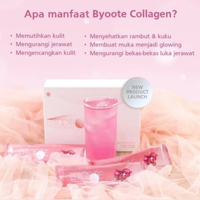 

Termurah Byoote Minuman Collagen Original 100% BPOM Ampuh Mencerahkan dan Melembabkan Kulit - 1 Box Byoote Collagen