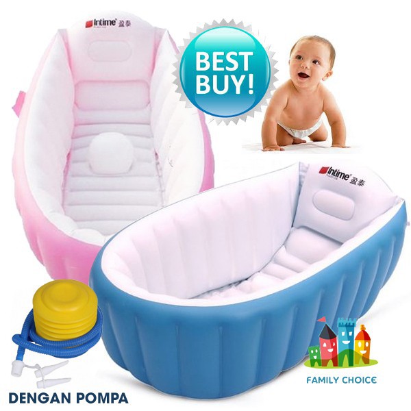 Jual Bak Mandi Bayi Intime Baby Bath Tub Bonus Pompa Bathtub Kolam