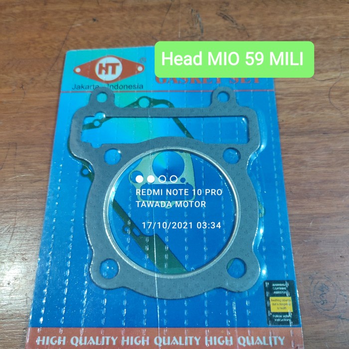 PAKING RACING BLOK HEAD ATAS UKURAN 59 YAMAHA MIO MIO SOUL