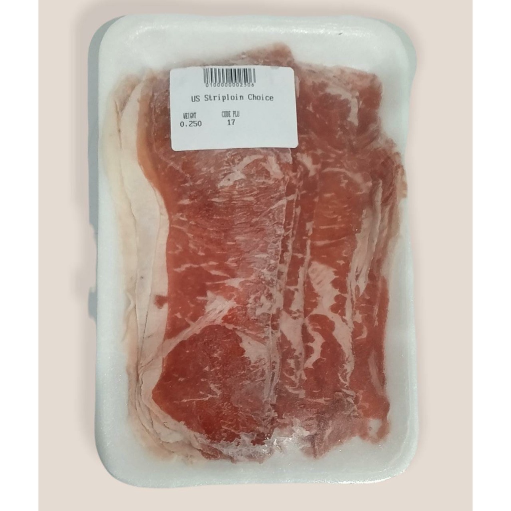 

Daging Sapi Slice / Sirloin Choice Slice 250gr