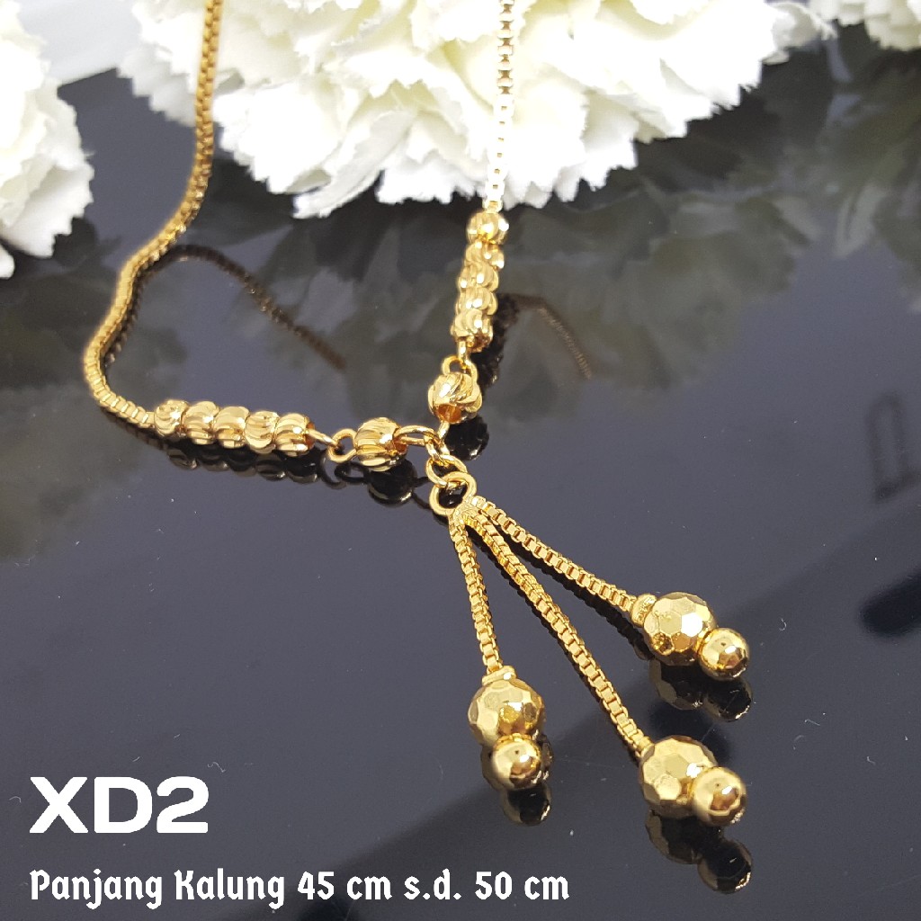XD002 Kalung Koye Dewasa Xuping Yaxiya Perhiasan Lapis Emas 18K